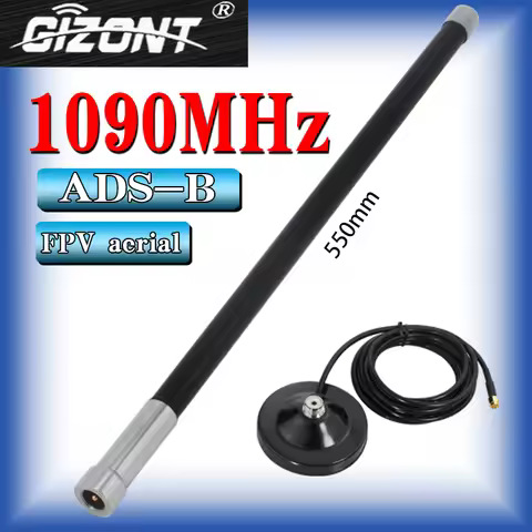 ADS-B 1060-1120MHz FRP antenna 1090MHz UAV data transmission remote map transmission antenna support