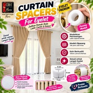 CURTAIN SPACERS FOR EYELET span penjarak untuk langsir eyelet kemas tersusun (UPGRADE SIZE)