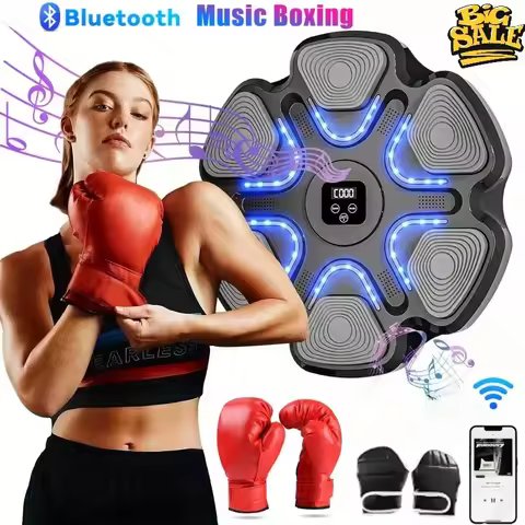 Smart Music Boxing Machine Adult/Children Sports Fitness Boxing Trainer Home Exercise Response Train