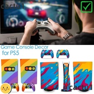 DIEMON Sticker Carbon Fiber for PS5 Decal Game Console Decor for PS5