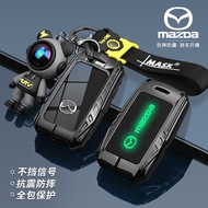MAZDA Metal Key Case Luminous Sports cx4 cx5 M6 Cx8 cx30 Ring Car Chain