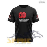 17 AUGUST 2025 SHORT SLEEVE T-SHIRT 80TH INDONESIAN INDEPENDENCE T-SHIRT ALL SIZE JUMBO COTTON COMBE