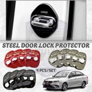 [4PC] Proton SAGA VVT MC2 2016 - 2025 Door Lock Cover Car Accessories Aksesori 2023 2019 2022 2021 M