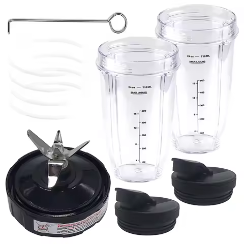 7In1 Set Replacement Blender Replacement Parts For 900W/1000W Nutri Ninja Pro BL451 30/BL455 30/BN40