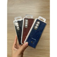 KK - CASE SAMSUNG Z FOLD 4 / Z FOLD 5 / Z FOLD 6 CASE LEATHER CHROME