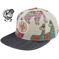 Djinns Lama Linen Black Snapback