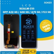 ( TX) LCD FOR REALME C55 FULLSET ORIGINAL BY ROKER OG/