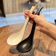 [Island Country Special Order] Japanese-Style Underglaze Color Ceramic Soup Spoon Retro Long-handled