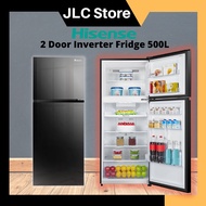 【Hisense】Fridge 2 Door Inverter Hisense Fridge - RT549N4ABU(refrigerator 2 door/peti ais 2 pintu/peti sejuk 2 pintu/冰箱)