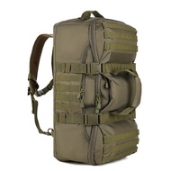 Large Capacity 75L Hiking Backpack, Waterproof Duffel Bag with Laptop Sleeve, Military Style Camo Ou