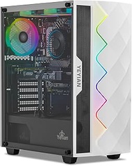 YEYIAN SAI Gaming PC, AMD Ryzen 5 7500F, GeForce RTX 4060, 16GB DDR5, 1TB NVMe SSD, Wi-Fi Ready &amp; Windows 11 Home with Keyboard &amp; Mouse, 2 Years Warranty Tower Computers for Gamer