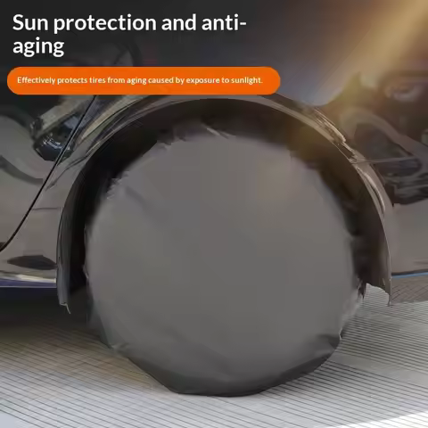 1/4Pcs Universal Wheel Tire Covers Oxford Waterproof Sun Protectors Wheel Tire Covers For Camper Car