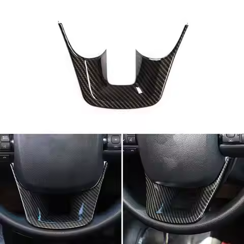 Carbon Fiber Texture For Toyota Hilux Revo 2015-2021 Fortuner 2016-2022 Car ABS Interior Steering Wh