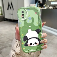 Casing Hp OPPO A53 2020 A53s A32 A33 2020 A11s Case Pola panda Silikon Tahan guncangan transparan So