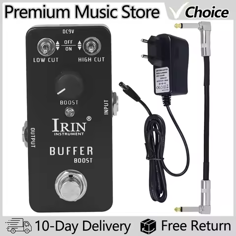 IRIN RS-21 Electric Guitar Effect Buffer Boost Effect Pedal True Bypass Mini Single Guitar Pedal Gui