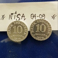 Up072 Koin Mahar 20Rp 10+10 Bekas Koin Kuno Koin Koleksi Uang Lama