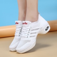 New Dance Shoes Soft Bottom Square Dance Shoes Wear-Resistant Mid Heel Jazz Dancing Shoes Women's Fo
