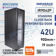 CLOSE RACK INDORACK IR9042P 42U 900MM - SERVER RACK PERFORATED DOOR 19"