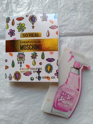 Moschino , so real, fresh, sample 香水