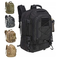 60L Shopee Tactical Backpack Army Molle Assault Rucksack Outdoor Travel Hiking 1 Rucksacks Camp