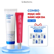 [Free 5 Sample Serum B5] COMBO to restore bright and smooth skin - Cream 50ML & Labonita Red Hot Ton