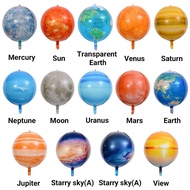 22inch Planet Earth Aluminum Film Balloon 4D Round Ball Space Universe Theme Solar System Planet Ser