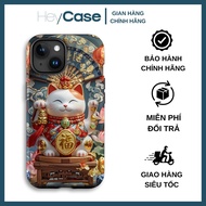 Maneki Neko lucky cat phone case and TPU plastic cover for iPhone
