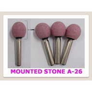 MOUNTED STONE GRINDING ABRASIVE (4 PCS)