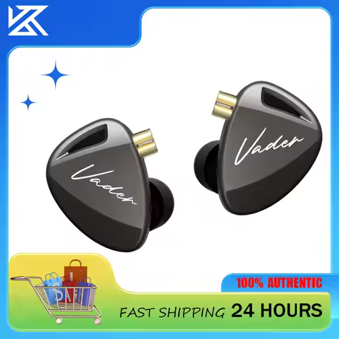 KZ Vader Custom IEM HiFi Monitor Earphones with Zobel Network Switchable Sound Profiles