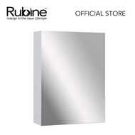 RUBINE RMC-1033D10 WH 32cm SS Mirror Cabinet - Pearl White