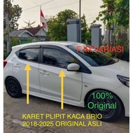 RUBBER PLIPIT DOOR GLASS SIDE WATER STRIP HONDA BRIO IVTECH RS SATYA 2018 2019 2020 2011 2022 2023 2