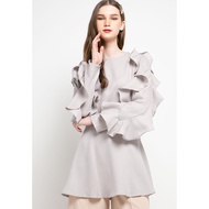 Hazelnut Indonesia - Oifa Top - Top / Blouse / Top Wanita - Grey