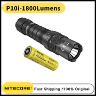 NITECORE P10i TYPE-C Rechargeable Flashligh 1800Lumens SST-40-W LED Protable LED Light