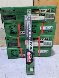 KOVET ลวดเชื่อมเหล็กเหนียวไฟฟ้า 2.6 มิล 2กิโลกรัม รุ่น KV-26 TIGER ขายเป็นกล่อง ลวดเชื่อมกัลวาไนซ์ เ