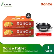 ORIGINAL!!! Xonce Tablet Hisap Vitamin C 500mg - 2 Box Isi 50 Strip Free Gift