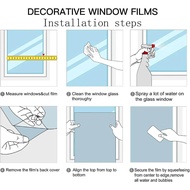 Rainbow Window Privacy Film,Iridescent Window Film,Static Cling Sticker,Suncatcher Window Cover 17.7