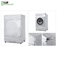 [ISHOWMAL] Silver Washing Machine Cover Waterproof washer Cover for Front Load Washer/Dryer❀