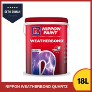 [WARNA]18Litre Nippon Paint Weatherbond Exterior Selection of Colours 18L (Exterior Wall Paint 7 Years Performance)