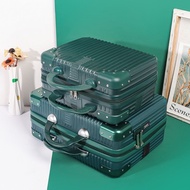 小型轻便迷你行李箱suitcase密码手提箱女14寸小型轻便迷你行李箱带锁化妆箱16寸大容量收纳箱26.8.12