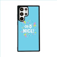 Seventeen Aju nice Kpop Case Samsung S24 S23 S22 S21 S20 FE Ultra Plus A55 A35 A25 A15 5G Casing