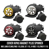 Fan Cover Magnetic Fan Pluas Spinner Mio J Mio GT Mio Fino 115 Soul GT 115 X-Ride 115 Fino Fi 115
