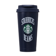 [Japanese Goods Daigou CITY] 24SS STARBUCKS BEAMS TOGO College Design Co-Branded Thermos Cup Water