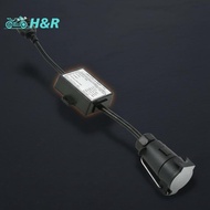 Conbole 4Pin to 7Pin Trailer Light Converter Adapter for USA to Europe Caravan Brake Signal Separato