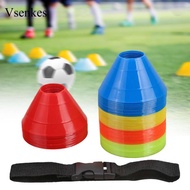 [Vsenkes] 50 Pieces Soccer Cones for Training Mixed Colors Soccer Training Cones for for