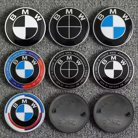 kkk Car Front Hood Emblem Logo Rear Trunk Badge BMW E36 E46 E53 E90 E60 E61 E93 E87 X1 X3 X5 X6 F30 
