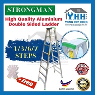 STRONGMAN 4-10 steps Double Sided Ladder / High Quality Aluminium Double Sided Ladder / Double Sided