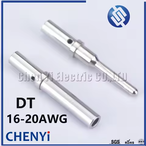 50pcs DT Series Pin Contact 0462-201-16141 0460-202-16141 Stainless Steel 16-20AWG Deutsch Crimp Sol