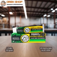 ZP Antibacterial Aloe Vera Adult Toothpaste Tube 120g