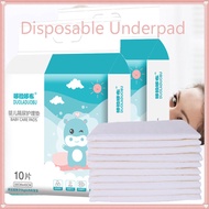 10 PCS Disposable Underpad Baby Infant Bed Urine Pad Changing Pad Waterproof Mattress Protector Travel Use