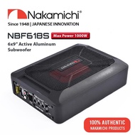 Nakamichi NBF618S 6x9" Active Aluminum Subwoofer | Underseat Subwoofer | Car Woofer | Woofer Kereta | NBF618S